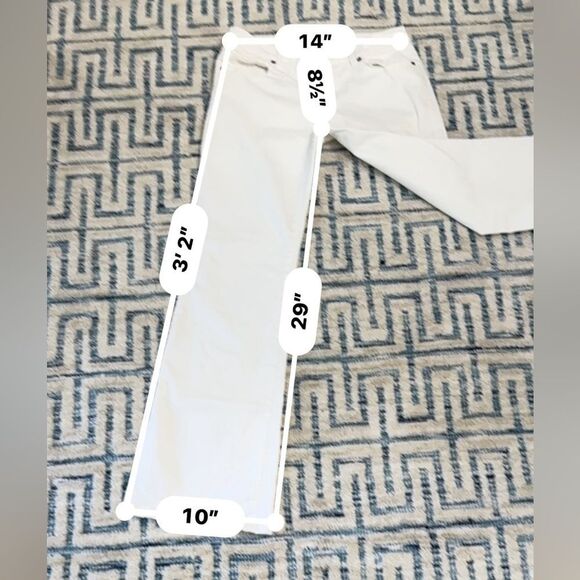 CAbi White lightweight Trouser Jeans with a little stretch size 4- EUC - Picture 11 of 14